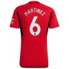 Officiële Voetbalshirt Manchester United Martinez 6 Thuis 2023-24 - Heren